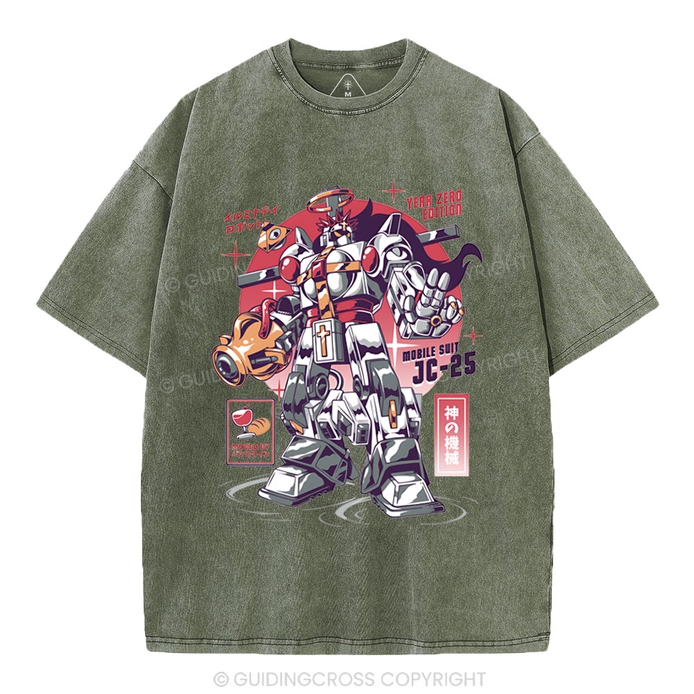 He came to save us Christian Washed T-Shirt