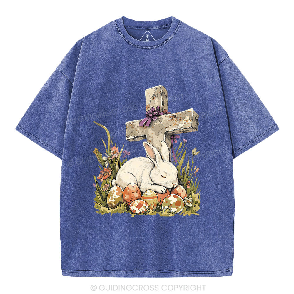 He is Risen Christian Washed T-Shirt