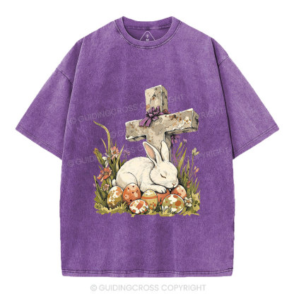 He is Risen Christian Washed T-Shirt