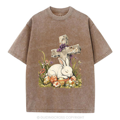 He is Risen Christian Washed T-Shirt