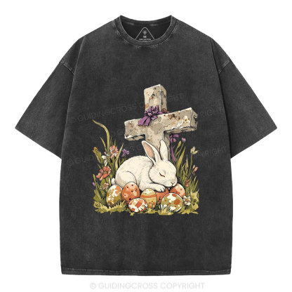 He is Risen Christian Washed T-Shirt