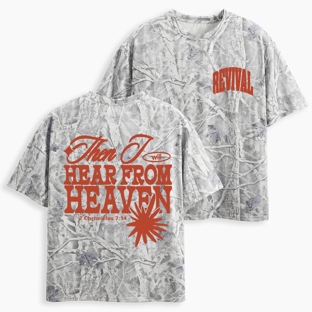 Hear From Heaven Christian Camo T-Shirt