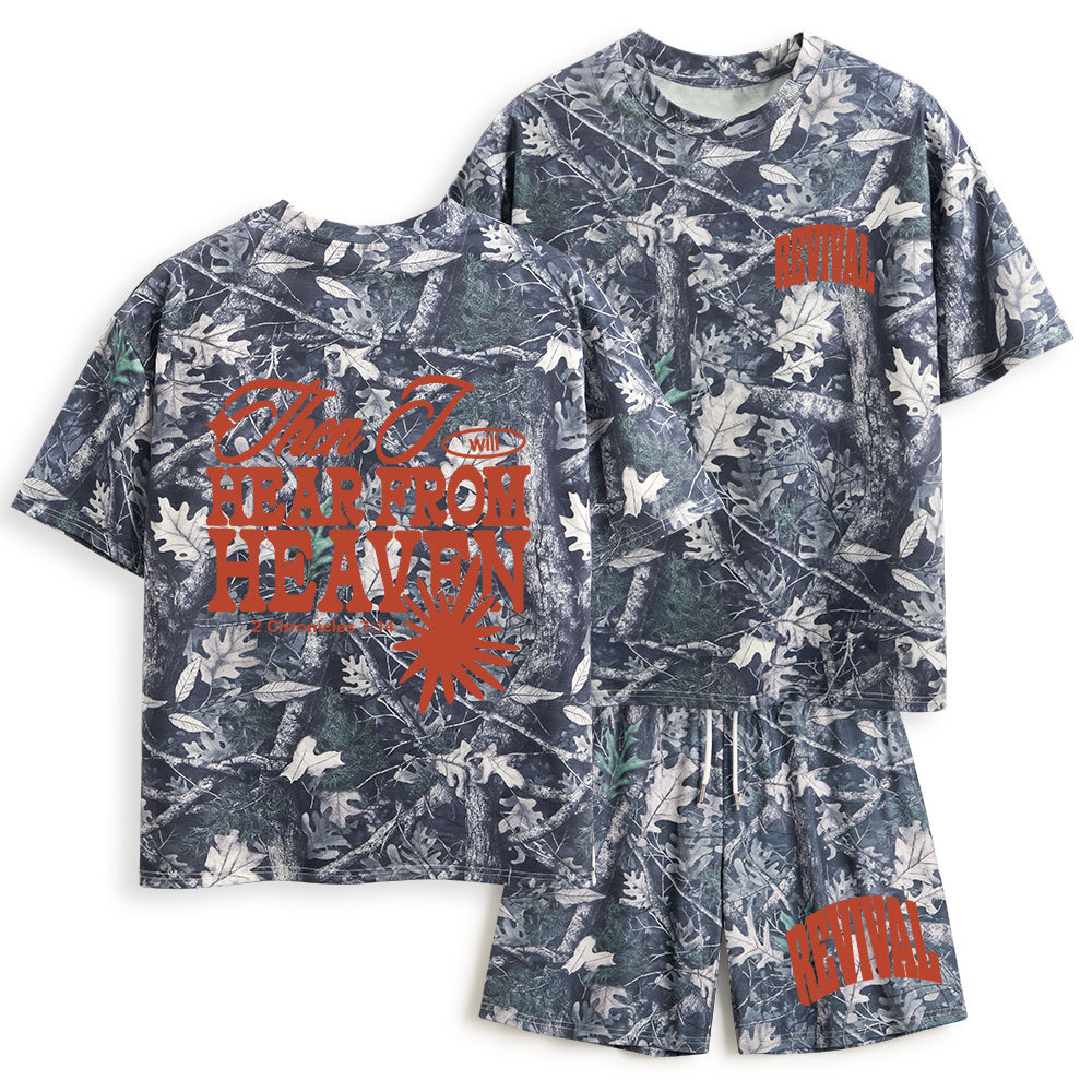 Hear From Heaven Christian Camo T-Shirt & Shorts