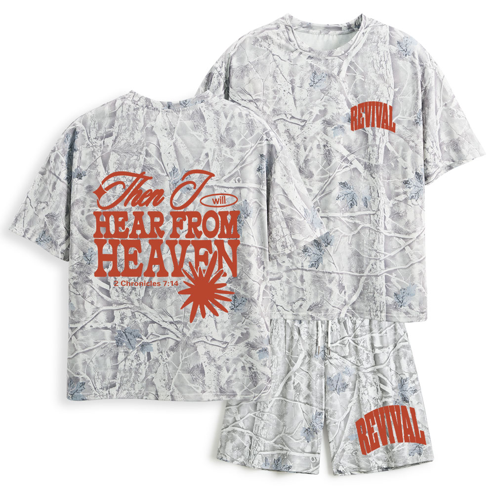 Hear From Heaven Christian Camo T-Shirt & Shorts