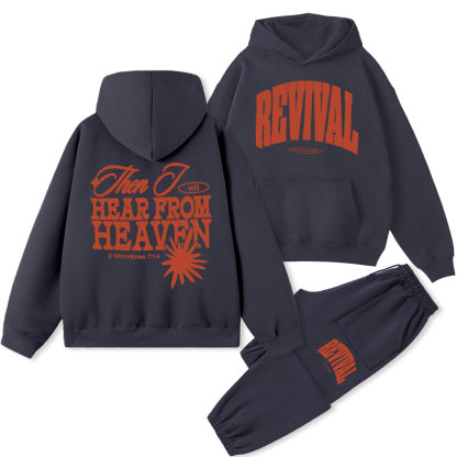Hear From Heaven Christian Fleece Hoodie Set