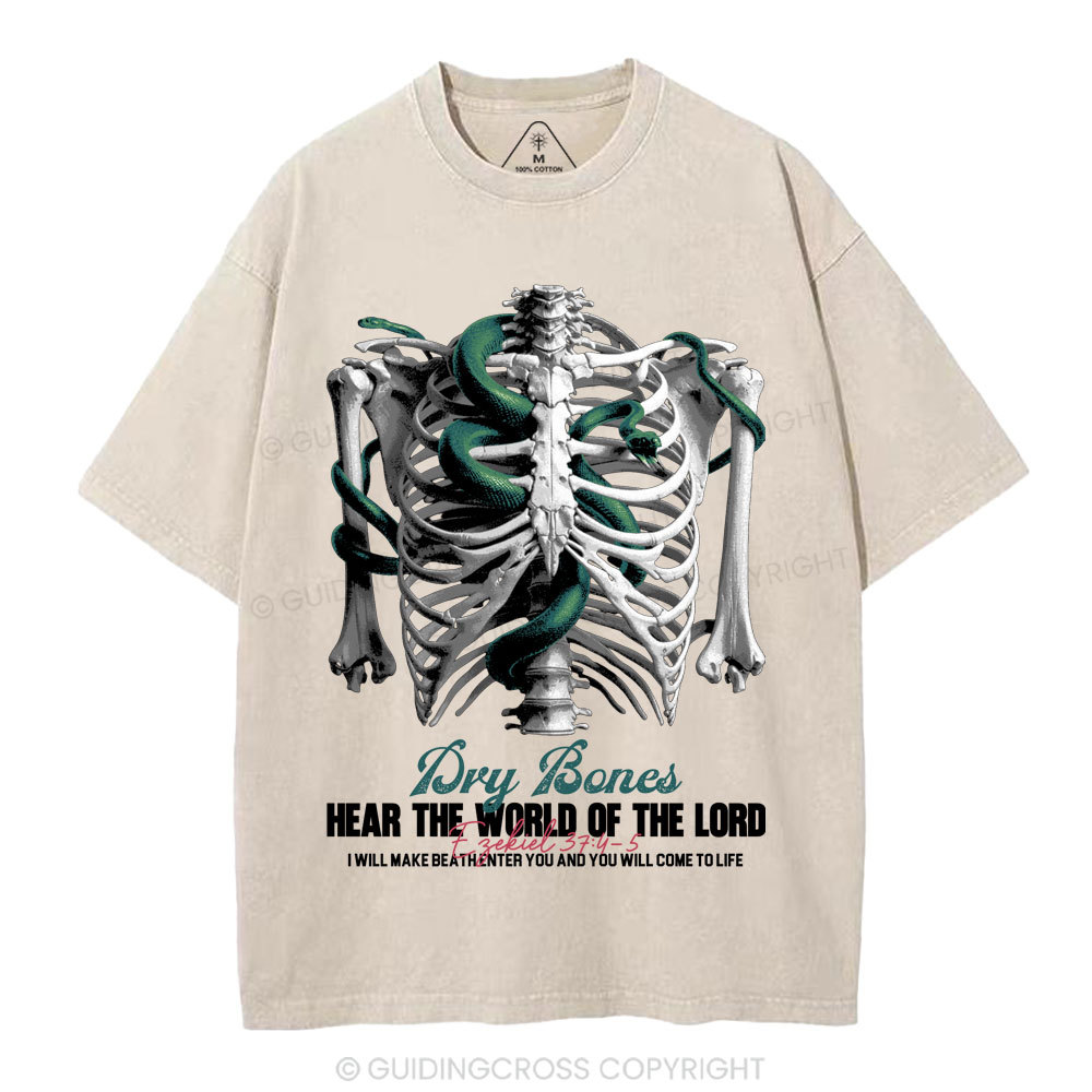 Hear The World Of The Lord Christian Washed T-Shirt