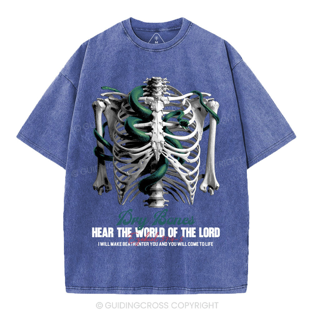 Hear The World Of The Lord Christian Washed T-Shirt