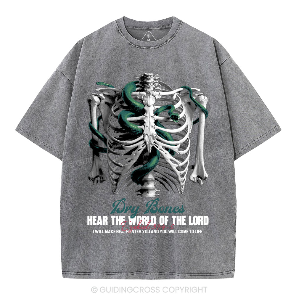 Hear The World Of The Lord Christian Washed T-Shirt