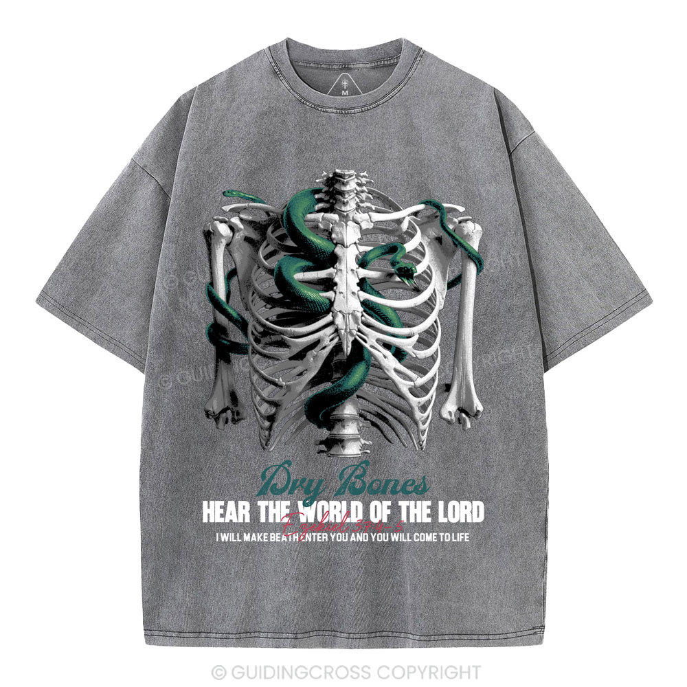 Hear The World Of The Lord Christian Washed T-Shirt