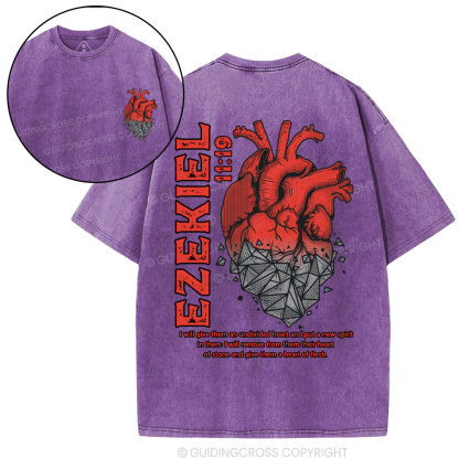 Heart Of Flesh Christian Washed T-Shirt