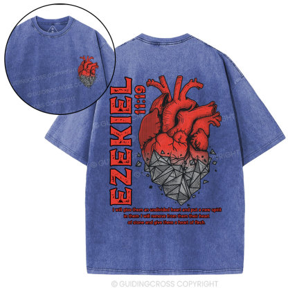 Heart Of Flesh Christian Washed T-Shirt