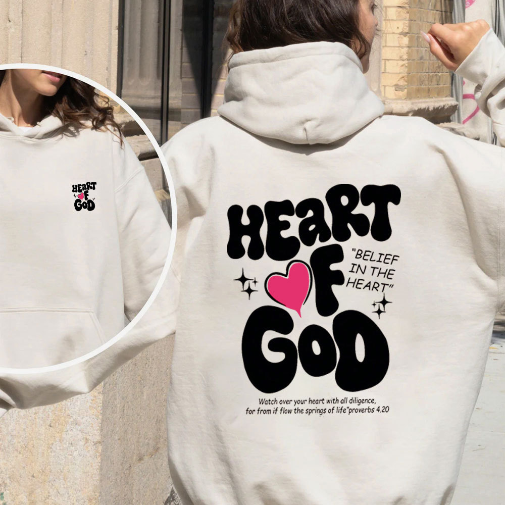 Heart Of God Christian Premium Fleece Hoodie Set