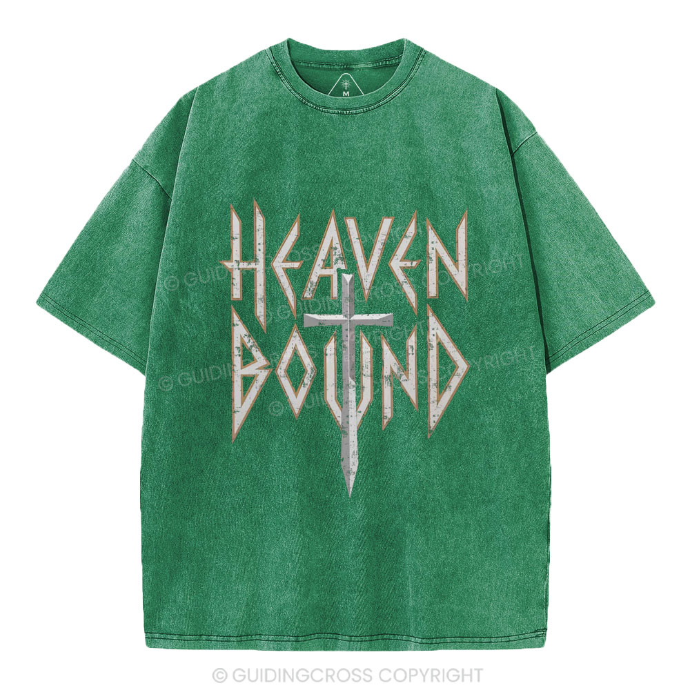 Heaven Bound Christian Washed T-Shirt
