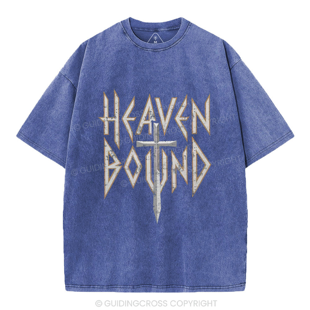Heaven Bound Christian Washed T-Shirt
