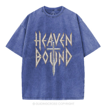 Heaven Bound Christian Washed T-Shirt