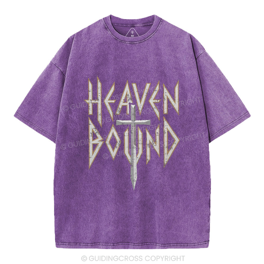 Heaven Bound Christian Washed T-Shirt