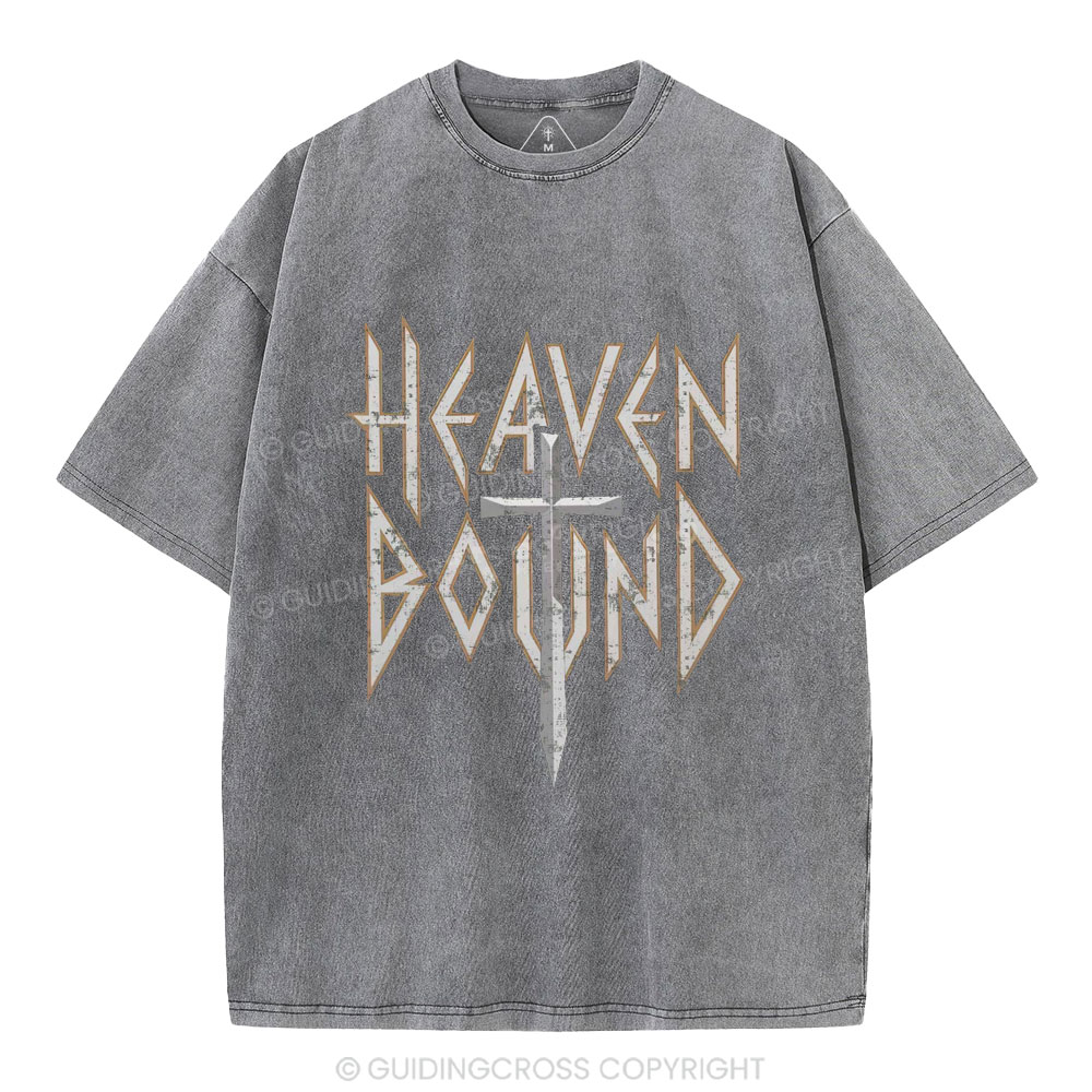 Heaven Bound Christian Washed T-Shirt