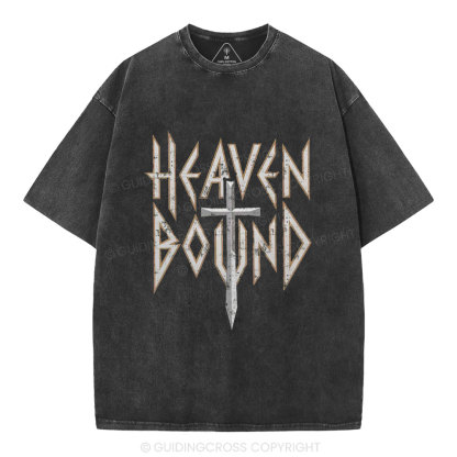 Heaven Bound Christian Washed T-Shirt