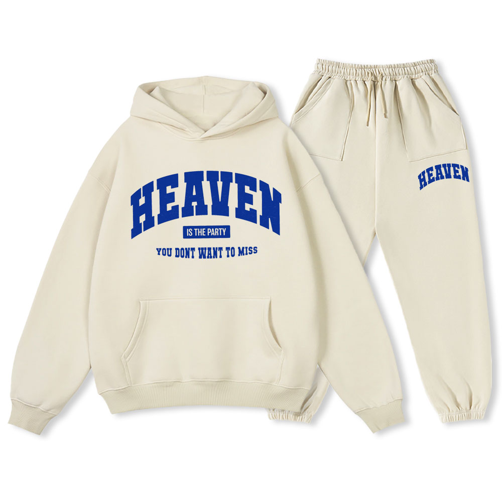Heaven Christian Premium Fleece Hoodie Set