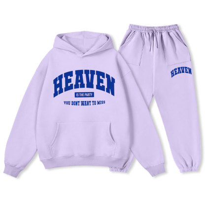 Heaven Christian Premium Fleece Hoodie Set