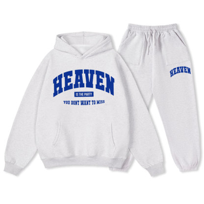 Heaven Christian Premium Fleece Hoodie Set
