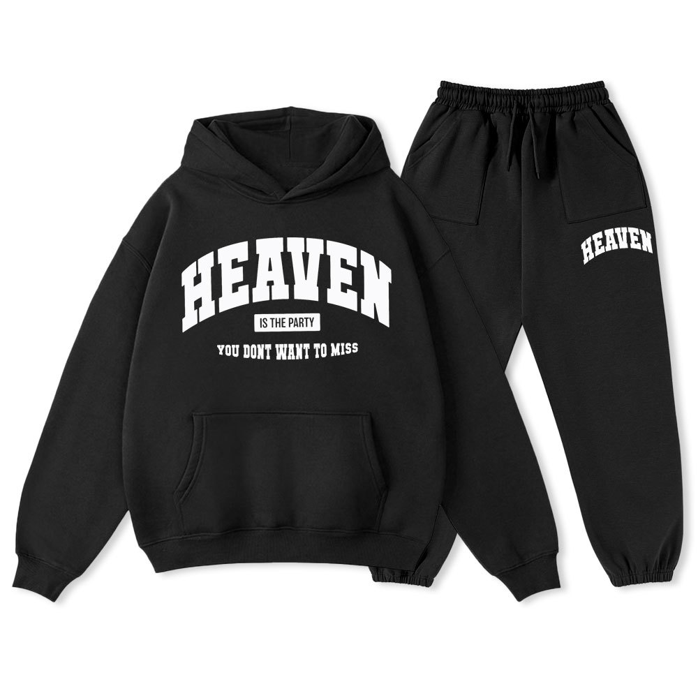 Heaven Christian Premium Fleece Hoodie Set
