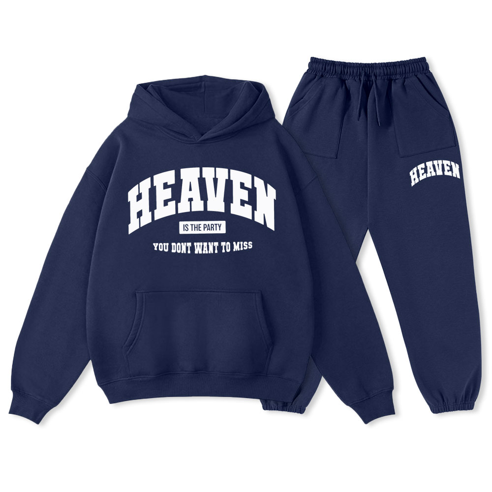 Heaven Christian Premium Fleece Hoodie Set