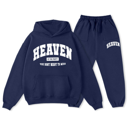 Heaven Christian Premium Fleece Hoodie Set