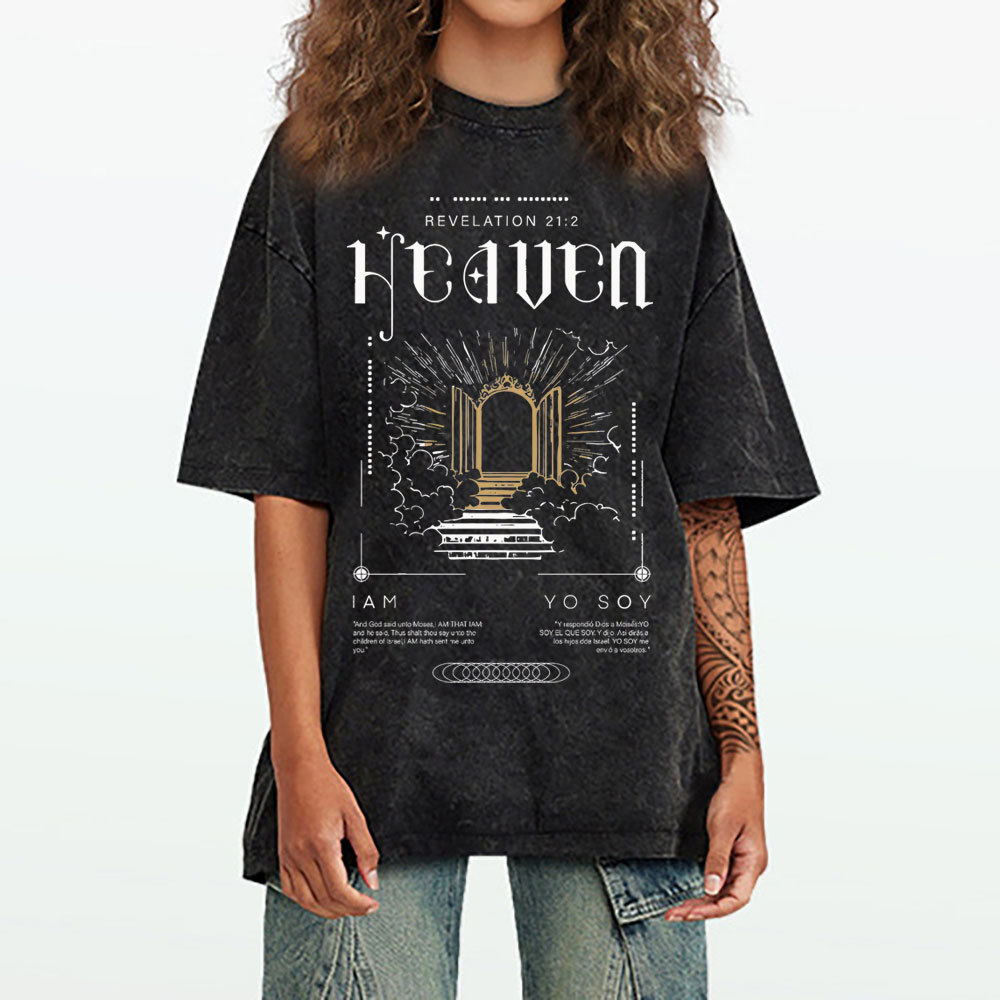 Heaven Christian Washed T-Shirt