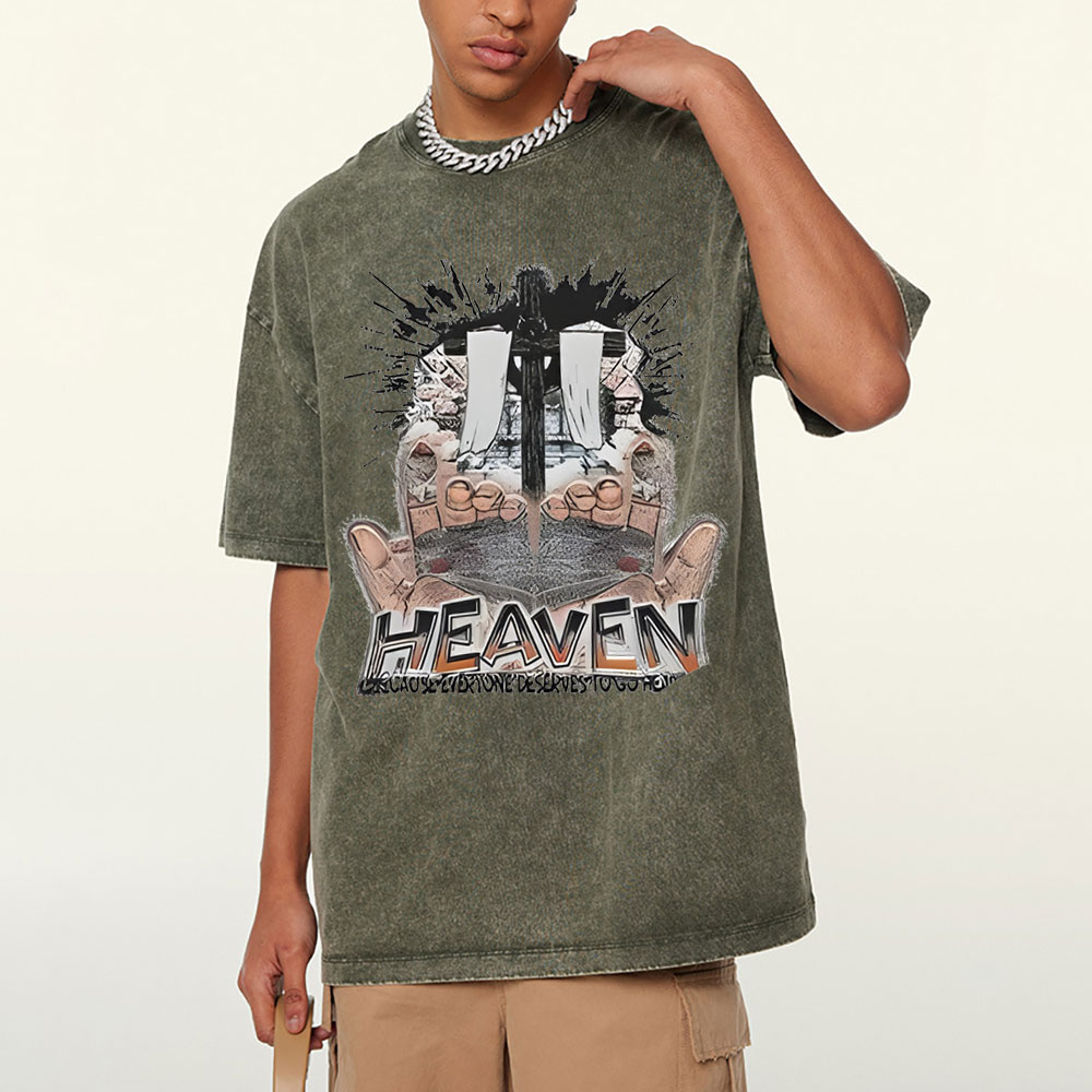 Heaven Christian Washed T-Shirt
