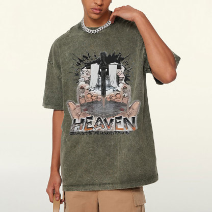 Heaven Christian Washed T-Shirt