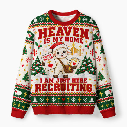 Heaven Is My Home Furry Lightweight Sweater