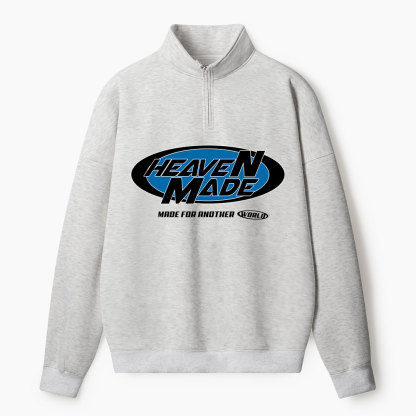 Heaven Made Christian Half Zip Fleece Sweatshirt