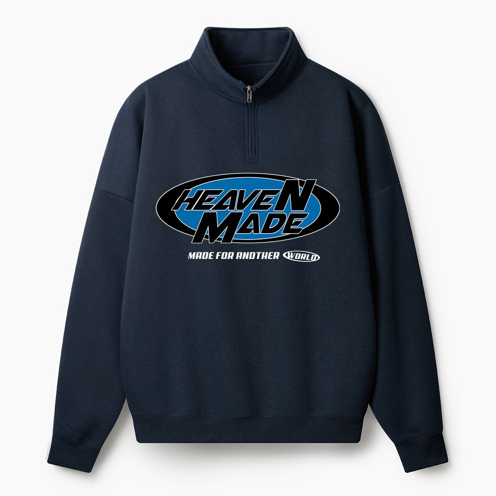 Heaven Made Christian Half Zip Fleece Sweatshirt