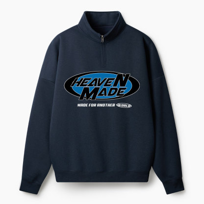 Heaven Made Christian Half Zip Fleece Sweatshirt