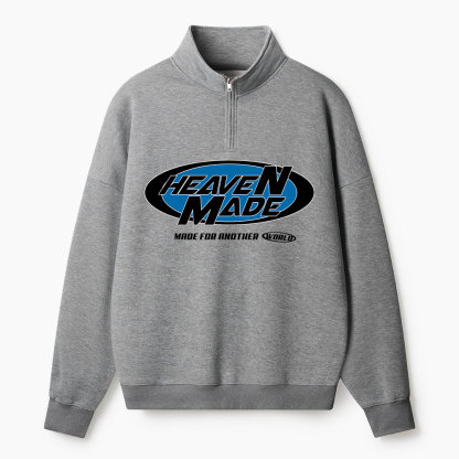 Heaven Made Christian Half Zip Fleece Sweatshirt