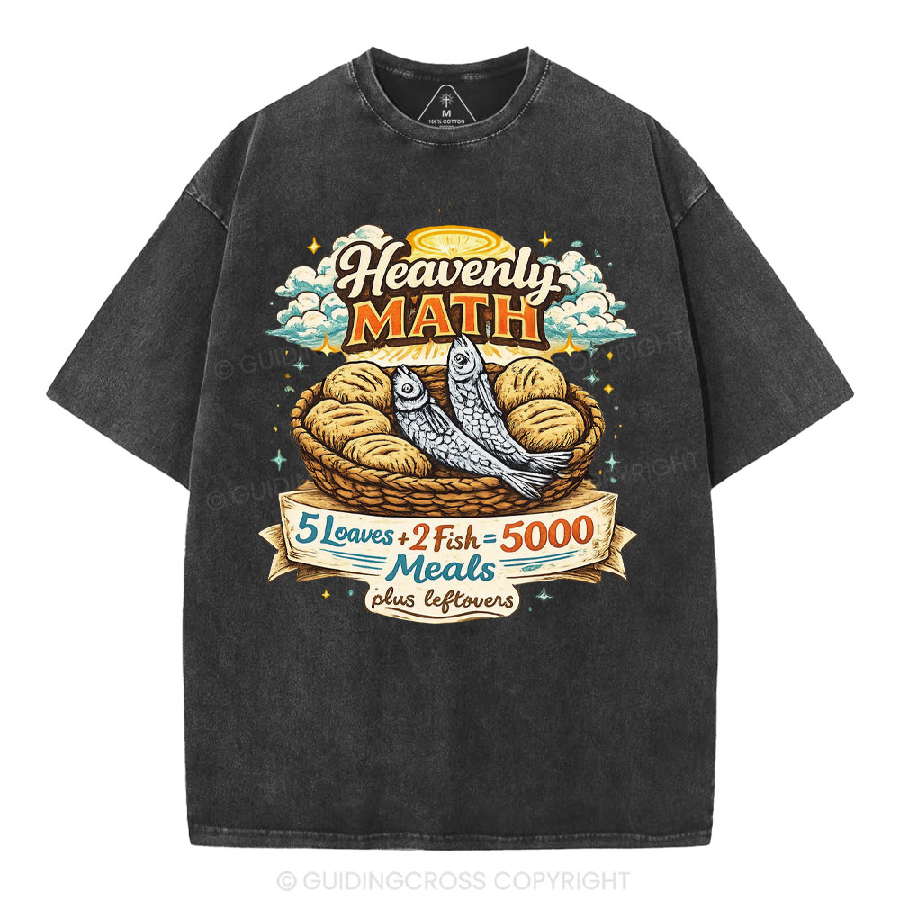 Heavenly Match Christian Washed T-Shirt