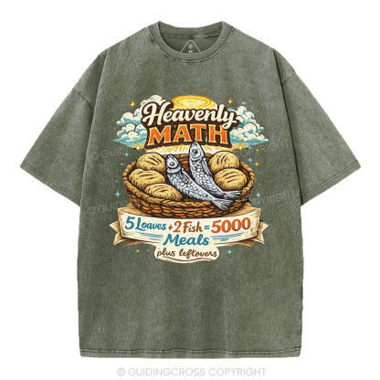 Heavenly Match Christian Washed T-Shirt