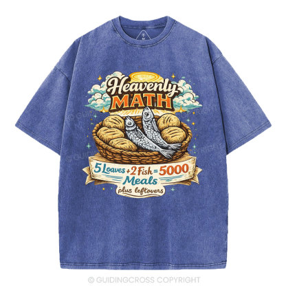 Heavenly Match Christian Washed T-Shirt