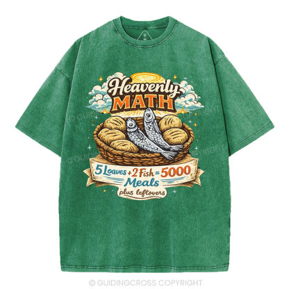 Heavenly Match Christian Washed T-Shirt