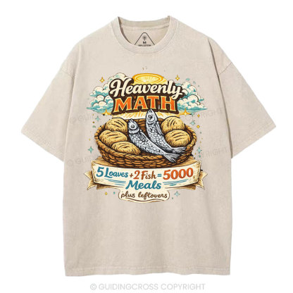 Heavenly Match Christian Washed T-Shirt