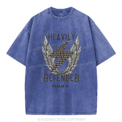 Heavily Defended Christian Washed T-Shirt