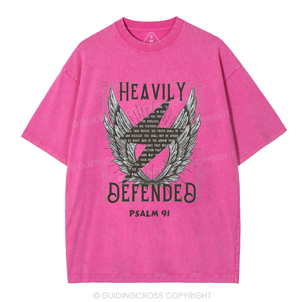 Heavily Defended Christian Washed T-Shirt