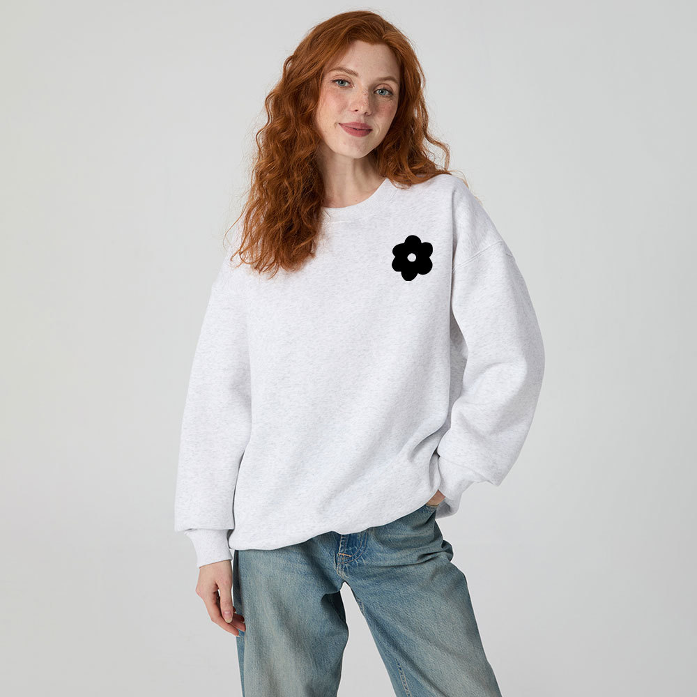 Heavy On Thank You God Christian Fleece Sweatshirt 