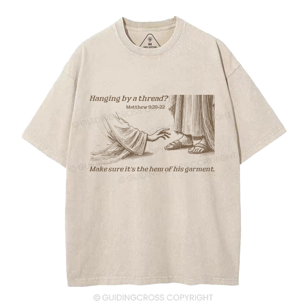 Hem Of His Garment Christian Washed T-Shirt
