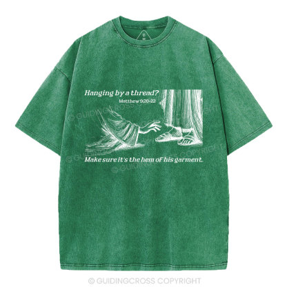 Hem Of His Garment Christian Washed T-Shirt