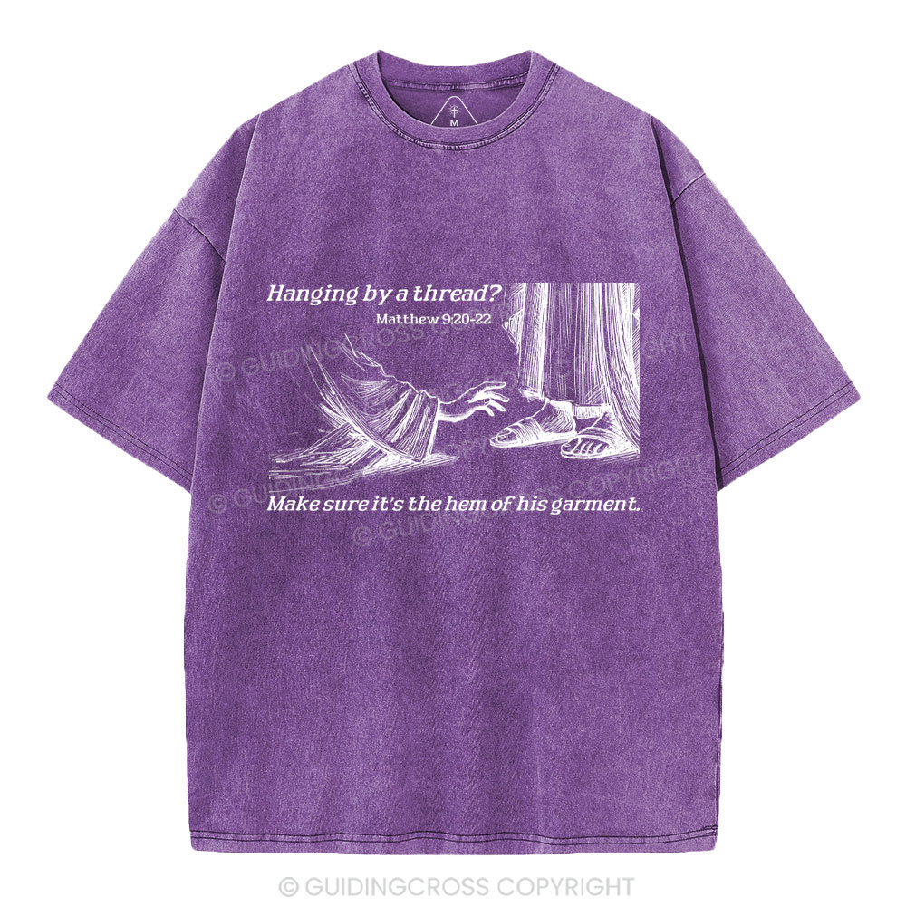 Hem Of His Garment Christian Washed T-Shirt