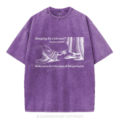 Hem Of His Garment Christian Washed T-Shirt