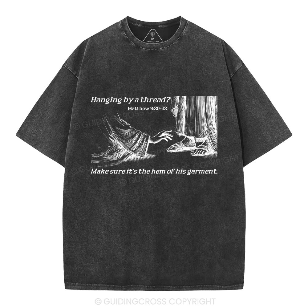 Hem Of His Garment Christian Washed T-Shirt