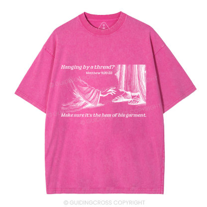 Hem Of His Garment Christian Washed T-Shirt